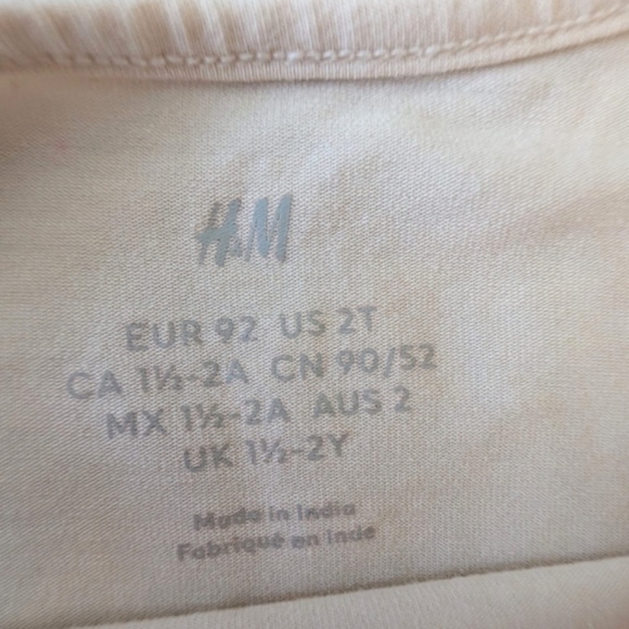 Bundle of 2 H&M Cotton Long Sleeve Girl Shirts & H&M Pants - Picture 4 of 9